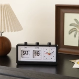 Цифровые раскладные часы-календарь, настольные украшения, электронные часы в стиле ins, маятниковый умный будильник для студентов