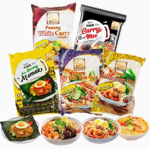 马来西亚进口MyKuali麦可利槟城白咖喱红冬阴功味速食方便面泡面