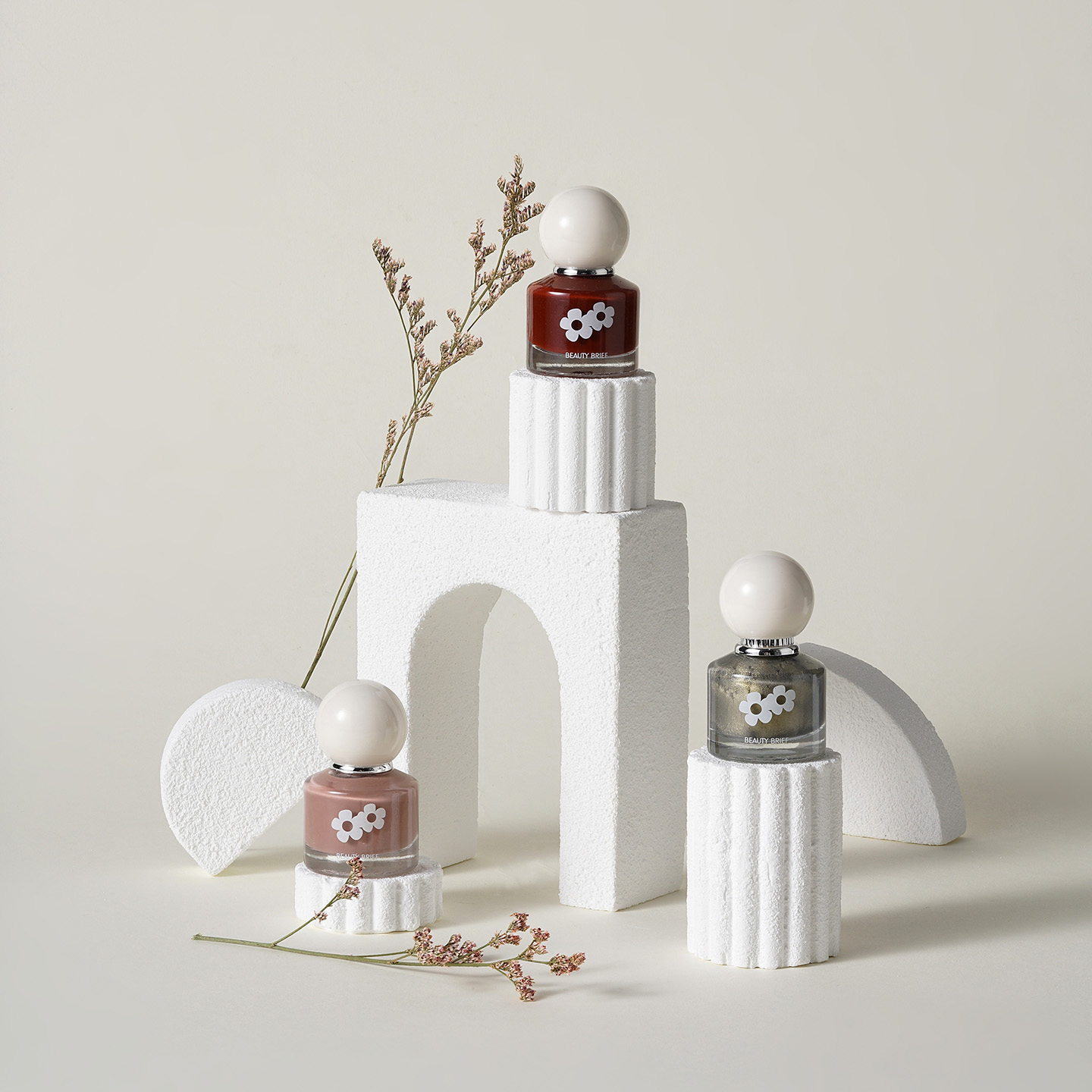 迷你石膏几何体陈列装饰道具