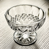 水晶玻璃高脚水果冰淇淋杯雪糕酸奶甜品碗冰激凌杯子沙拉大容量大