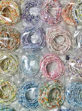 多巴胺米珠便宜ins风手链成品