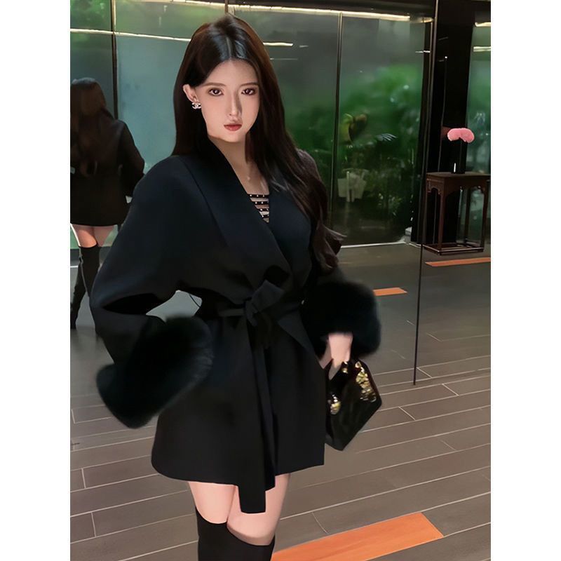 秋冬季韩系高级感辣妹穿