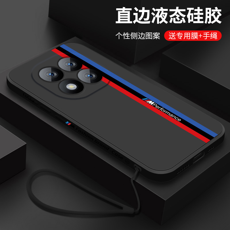 适用红米note14手机壳新款小米redmi note14pro+液态硅胶软壳Note14pro十镜头全包防摔保护套男生潮宝马跑道