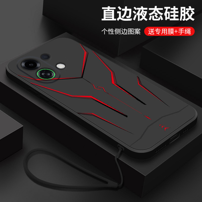 适用oppoK13turbo手机壳新款k13turbopro液态硅胶软壳pr0镜头全包防摔保护套oppo男女生个性创意卡通时尚机甲