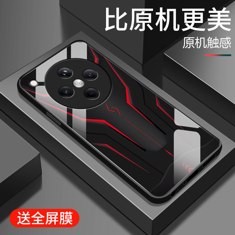 适用oppofindx8手机壳新款findx8s+钢化玻璃镜面保护套findx8pro镜头全包findx8ultra防摔硬壳男士潮创意机甲