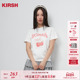 经典 印花短袖 T恤女2026新款 樱桃KIRSH 韩版 甜美宽松休闲百搭上衣