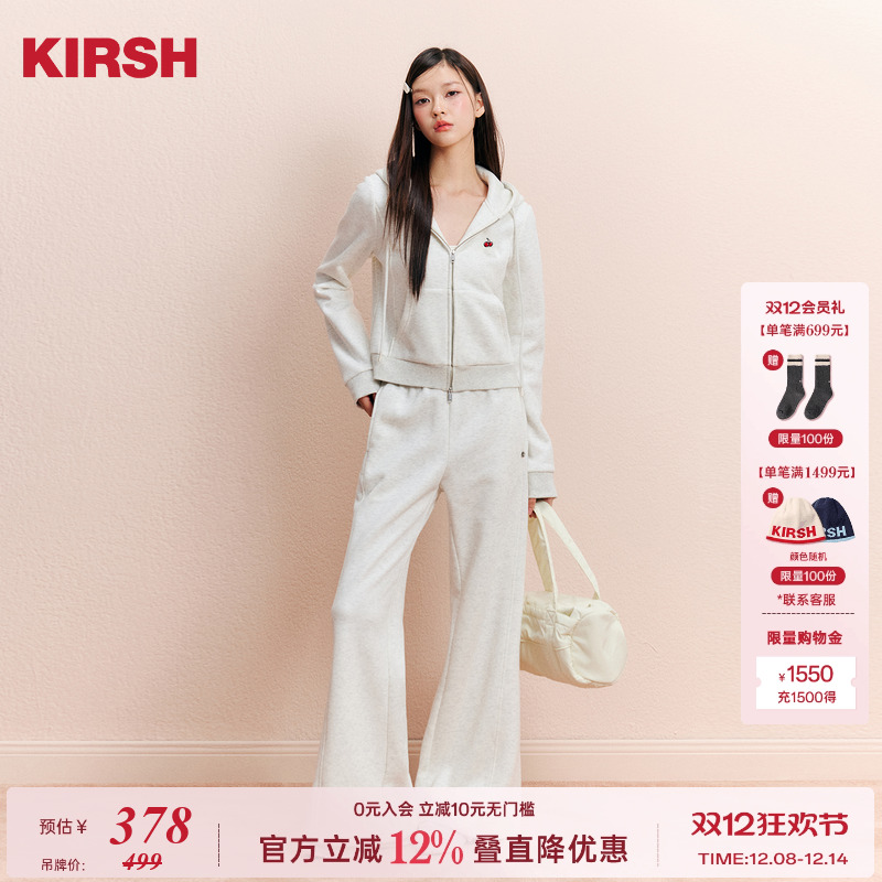 樱桃KIRSH韩系卫衣卫裤运动套装