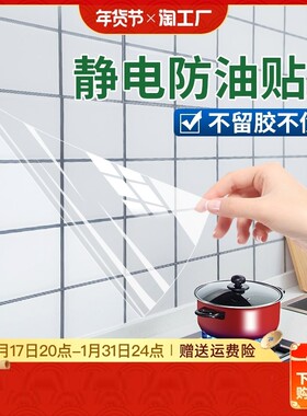 【已售10W+】厨房一次性防油贴纸