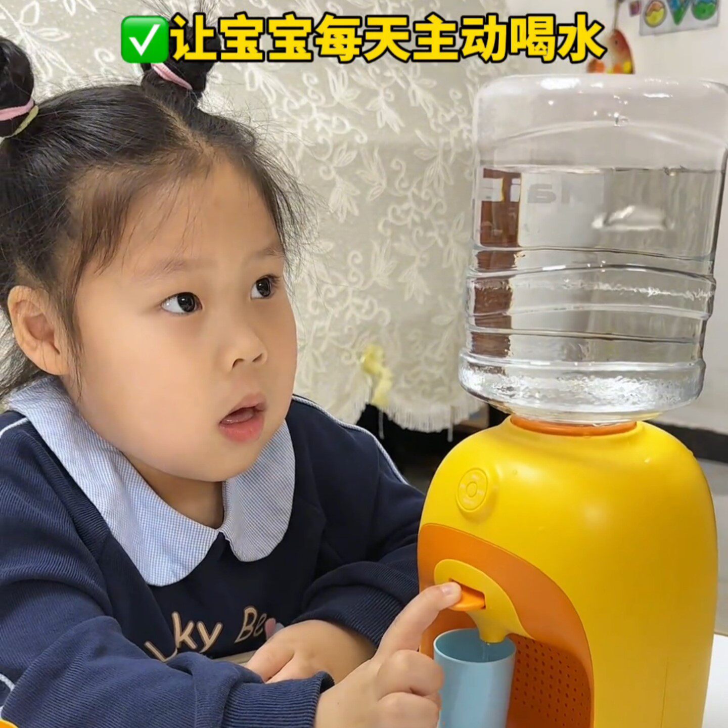 儿童饮水机迷你小型可喝水食品级男女宝宝厨房过家家玩具生日礼物