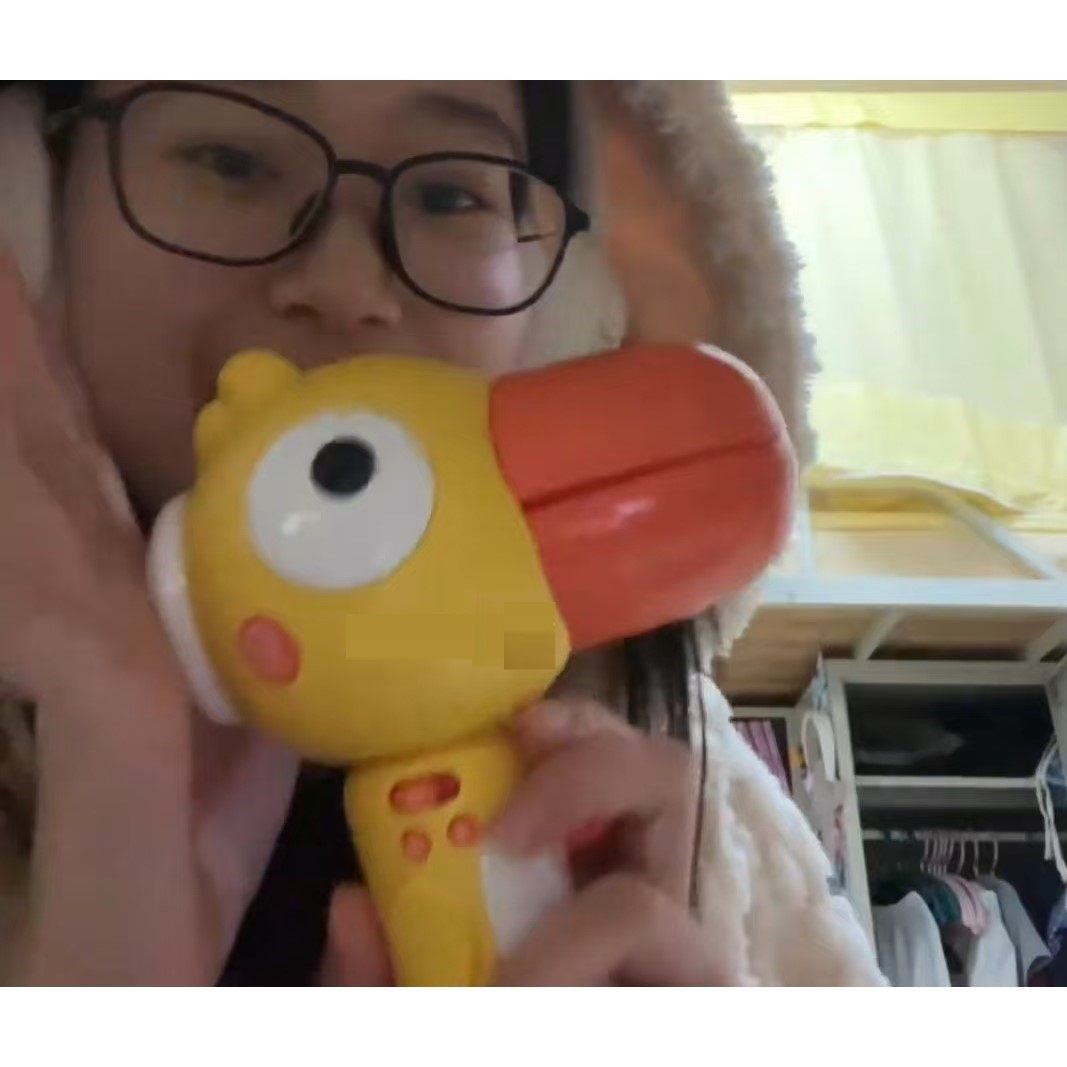 大嘴鸟变声器鸭子可录音小喇叭多功能扩音扬声器话筒创意儿童玩具