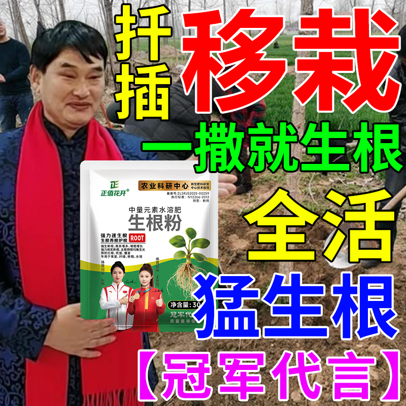 强力生根粉植物通用扦插专用树木移栽果树专用花卉多肉壮苗生根剂