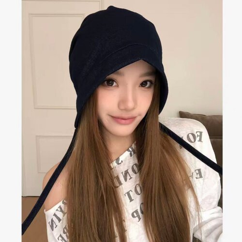 韩系绑带堆堆帽女春夏新款时尚