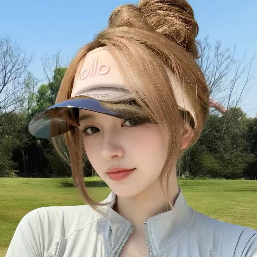 夏季户外运动美式空顶帽子女款图片