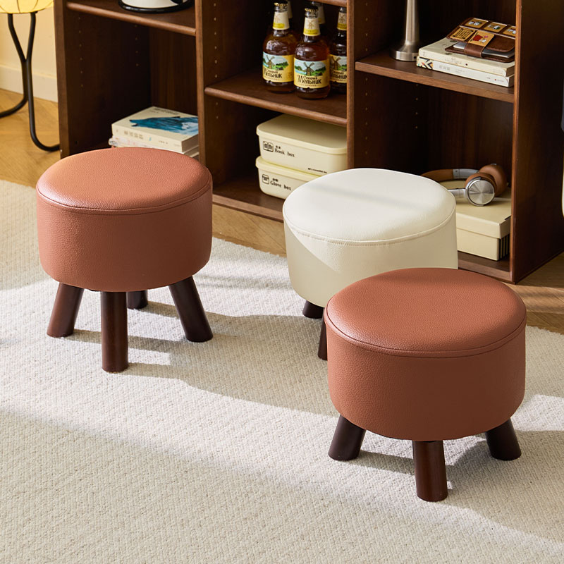 小凳子家用门口换鞋穿鞋凳子可叠放客厅沙发凳实木小板凳矮凳坐墩