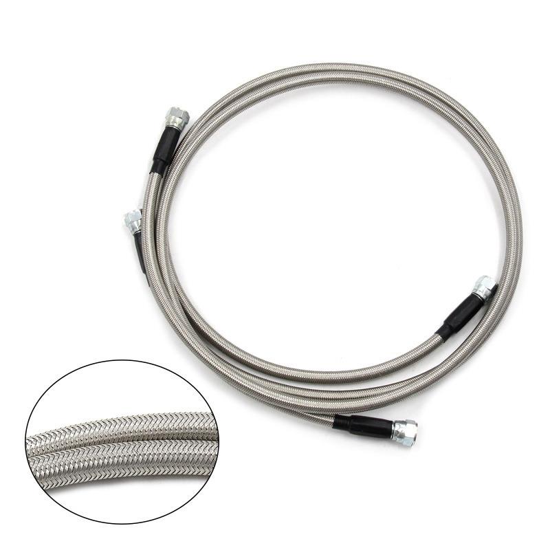 52英寸不锈钢编织线变速器冷却器软管接头更换TH350/700R4/TH400