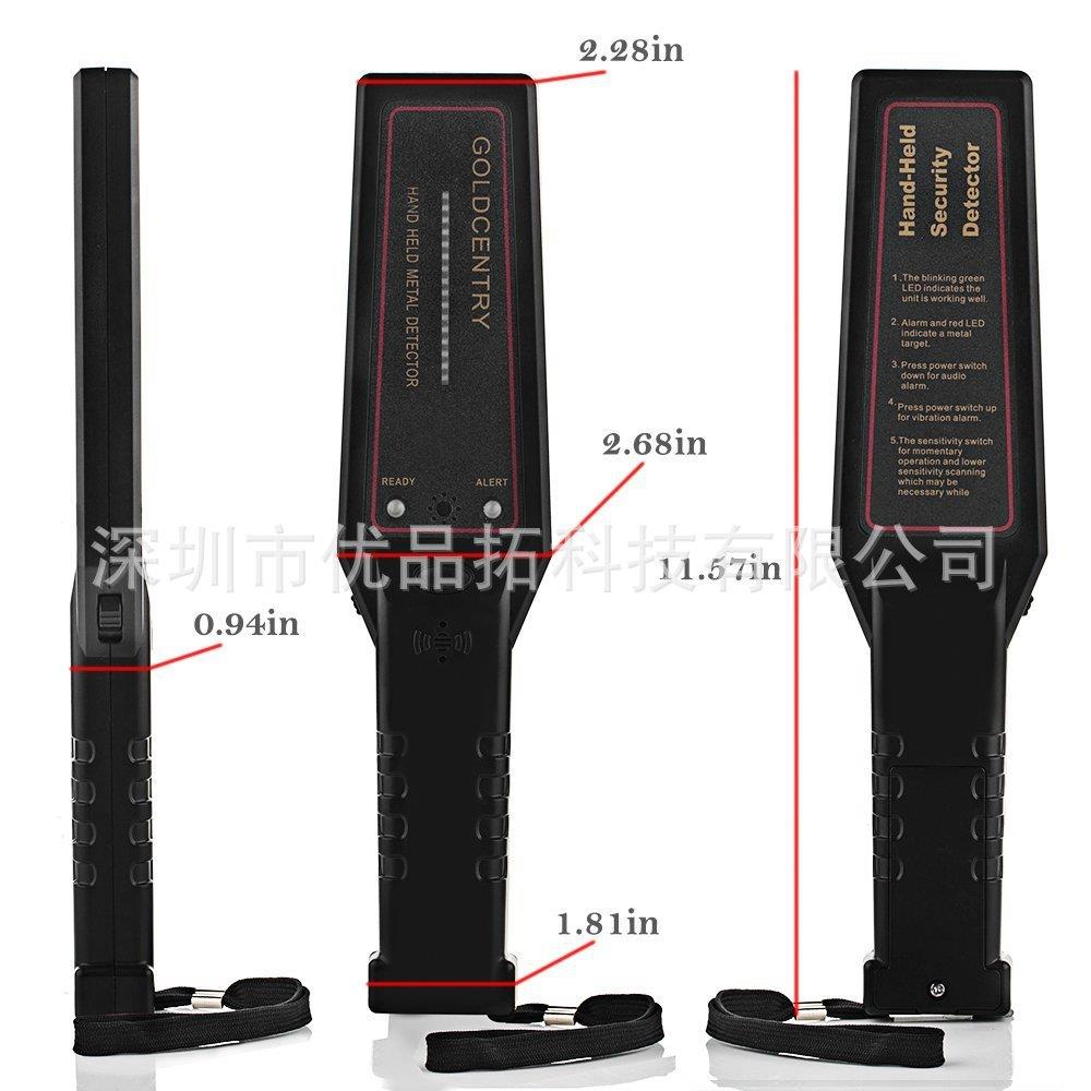 超高灵敏度GC1002 手持金属探测器 探测木头断钉 监狱检测违禁品