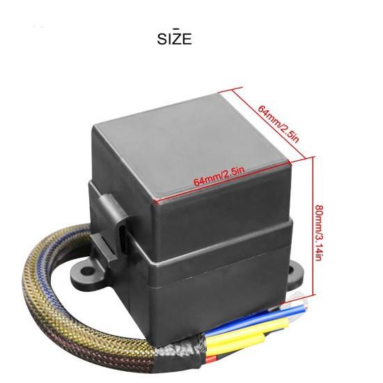 6路预接线保险丝继电器盒 2个80A宽脚继电器插槽和6个保险丝支架