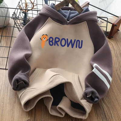 秋冬季保暖童装长袖卫衣