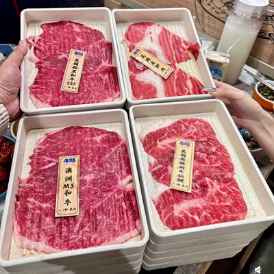 侘寂风摆台餐具山缓缓前厅碗碟杯盘可定制LOGO专用肥牛卷盘子
