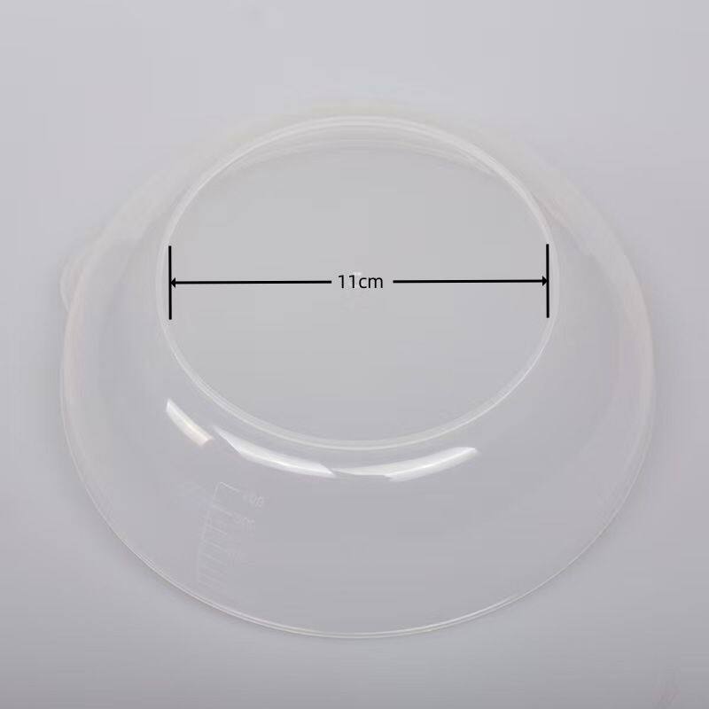 珠宝首饰秤盘工业电子秤专用托盘半透明大容量圆碗容器带刻度碗