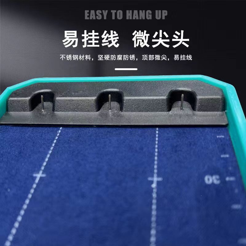 钓鱼竞技超薄子线盒子线专用鱼钩收纳盒仕挂盒带刻度双层子线盒