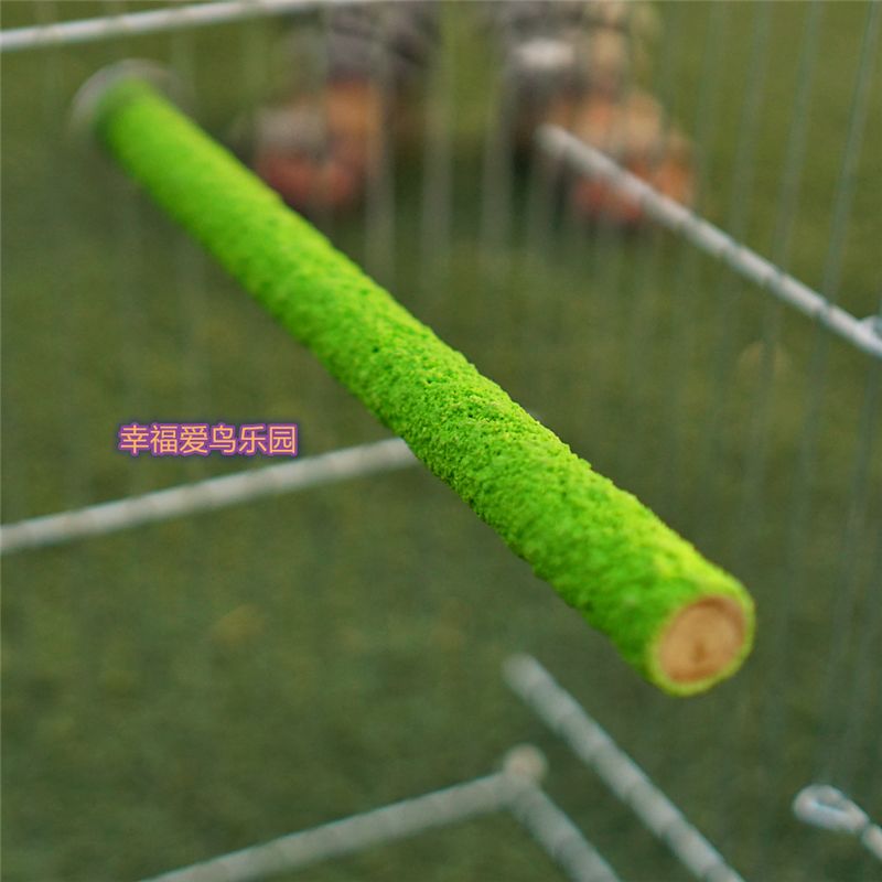 鹦鹉磨嘴磨爪杠站虎皮玄凤木棒玩具用品鸟笼配件磨牙磨砂站杆专用