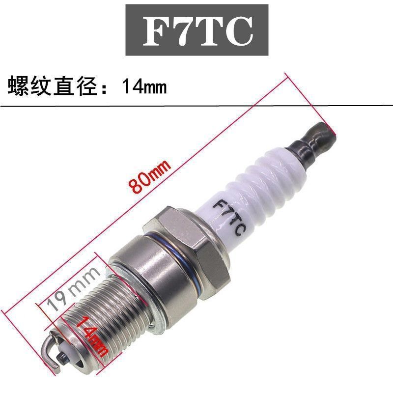 正品火花塞168/170F/188发电机汽油机火花塞F7TC/F6TC/F5TC/AX10图片