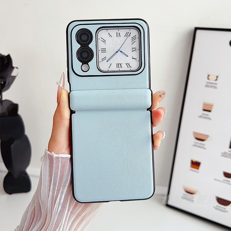 华为novaFlip简约手机壳中轴磁吸