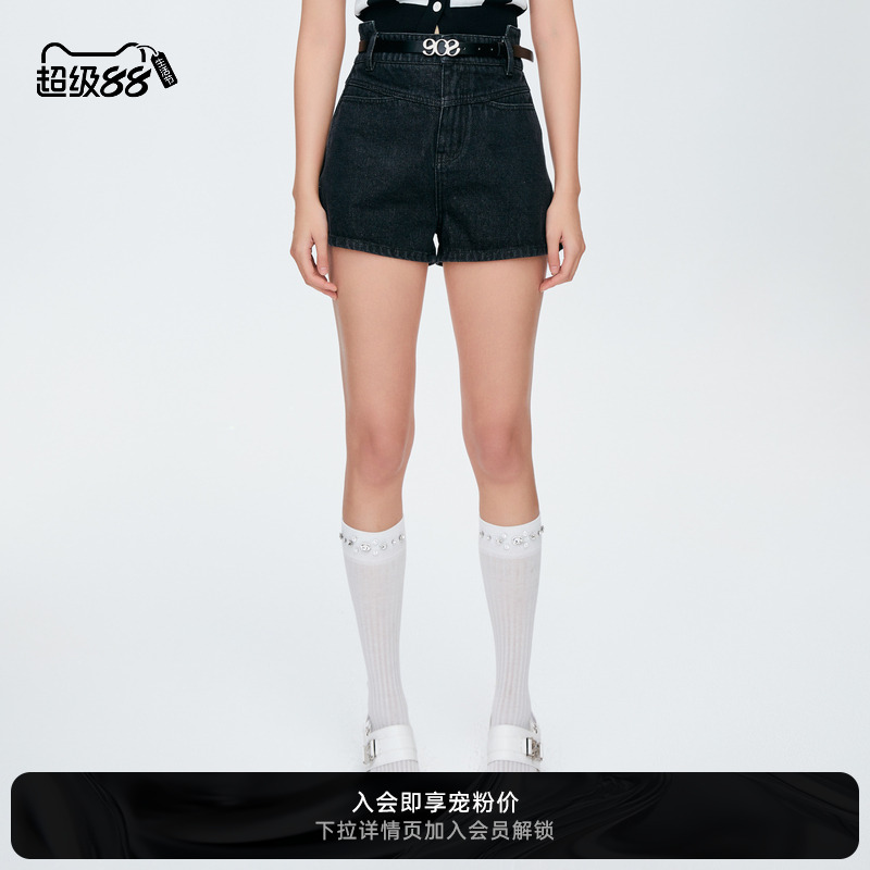 皮带牛仔裙裤Orevan设计师