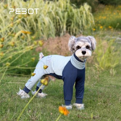 PEBOT冷感捣蛋鬼夏季新款狗狗衣服四脚凉凉衣抑菌控味宠物服装