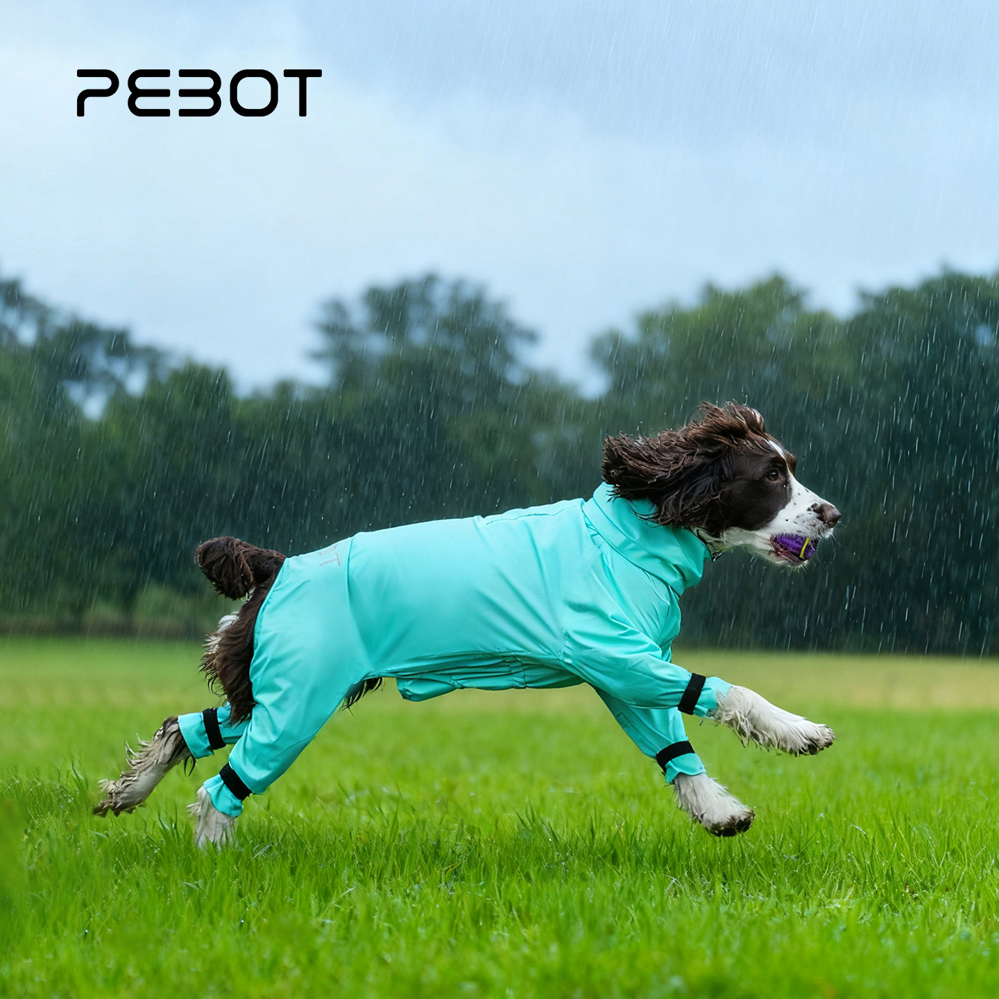 PEBOT贝斯拓狗狗雨衣轻薄大型犬宠物专用防水冲锋衣四脚小狗衣服