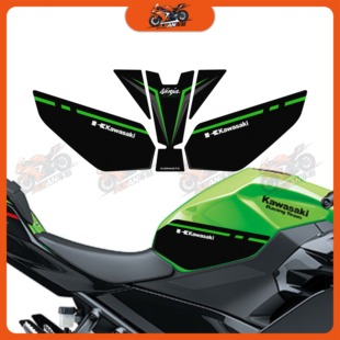 适用川崎忍者Ninja400防滑耐磨磨砂鱼骨贴油箱贴花贴纸保护版画