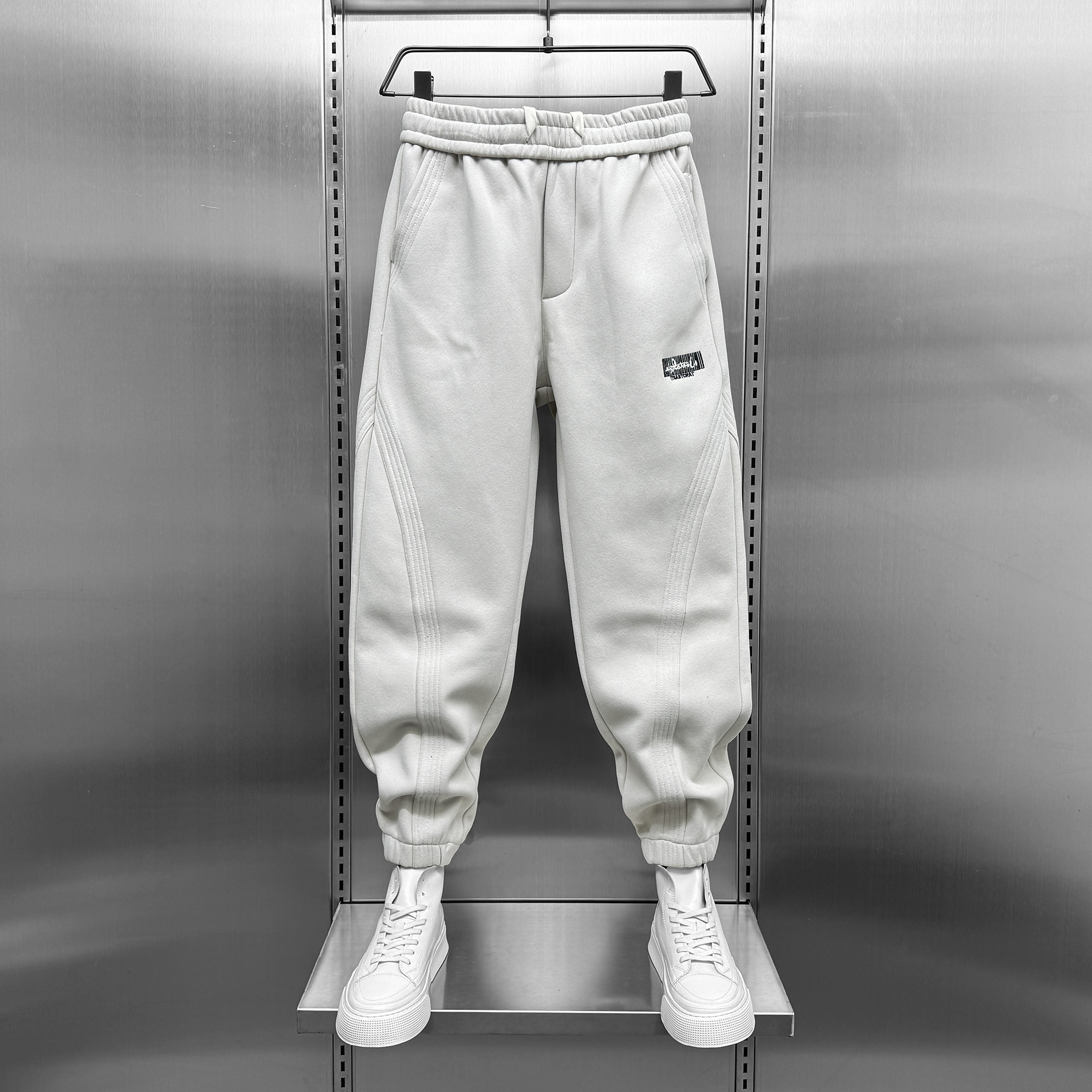 2024春秋休闲痞帅束脚运动卫裤