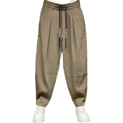 2026夏季新款棉麻超薄垂感休闲裤