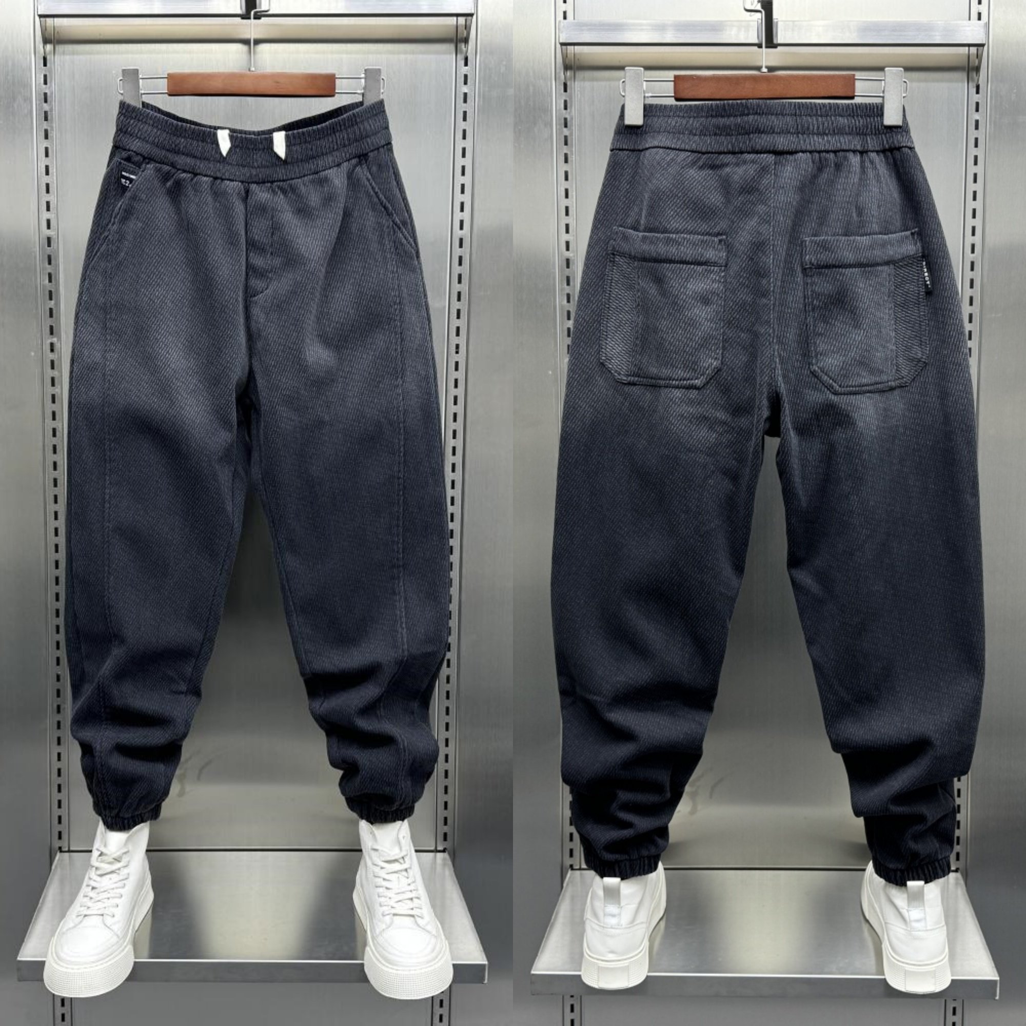 男士加绒休闲牛仔裤秋冬新款潮流宽松渐变色束脚裤韩版痞帅哈伦裤,男装,牛仔裤,淘宝优惠券,粉丝福利购,淘宝优惠卷