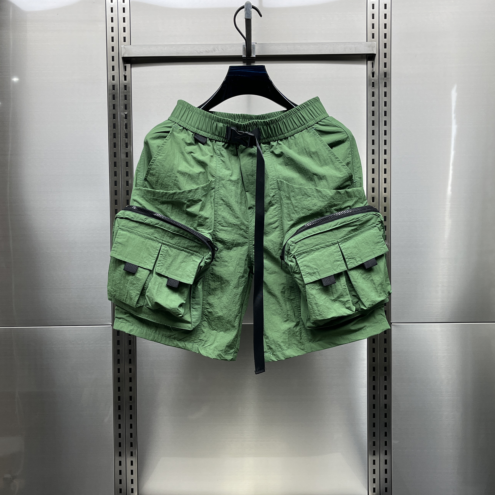 夏季潮牌户外机能速干直筒短裤