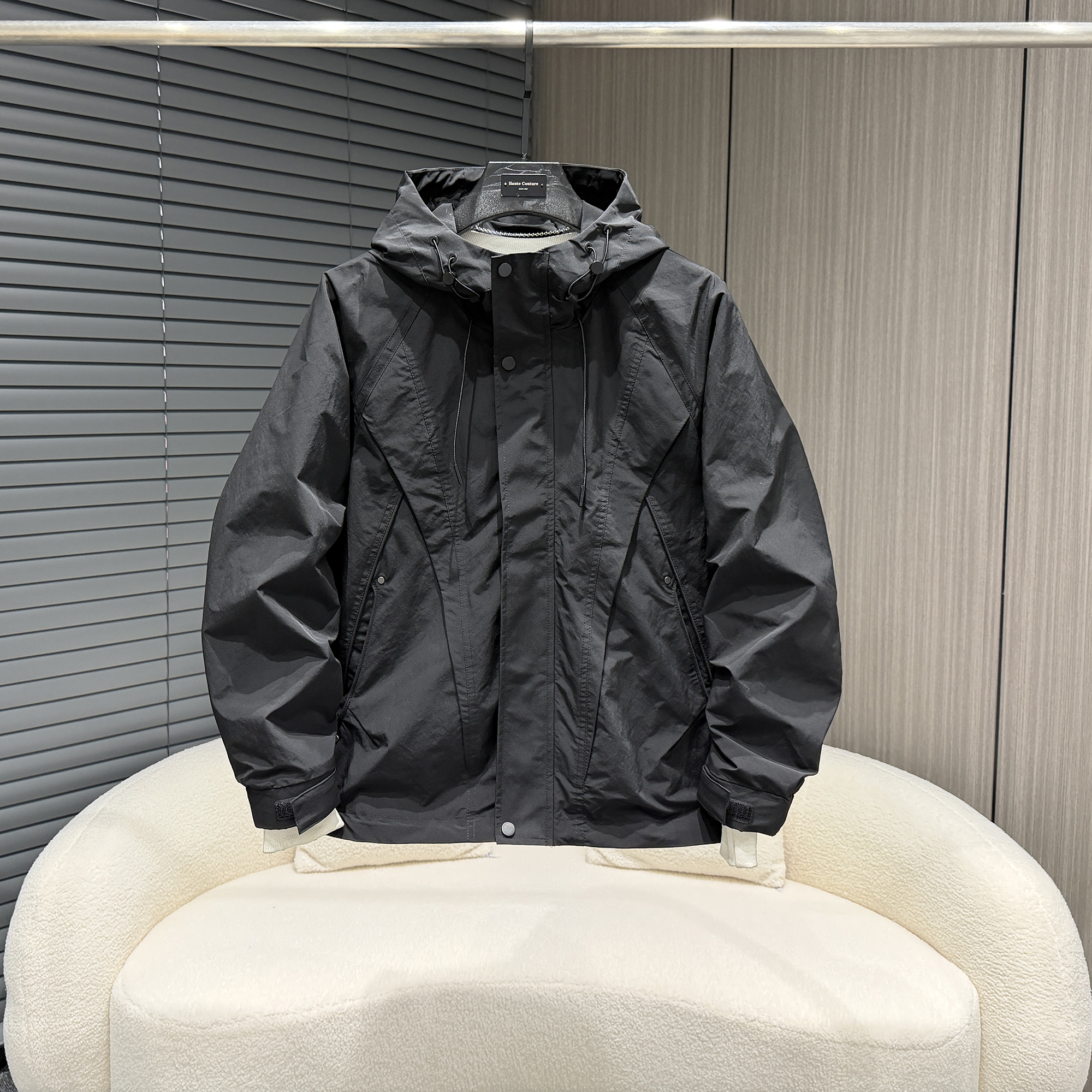 秋冬青年帅气夹棉外套男款夹克