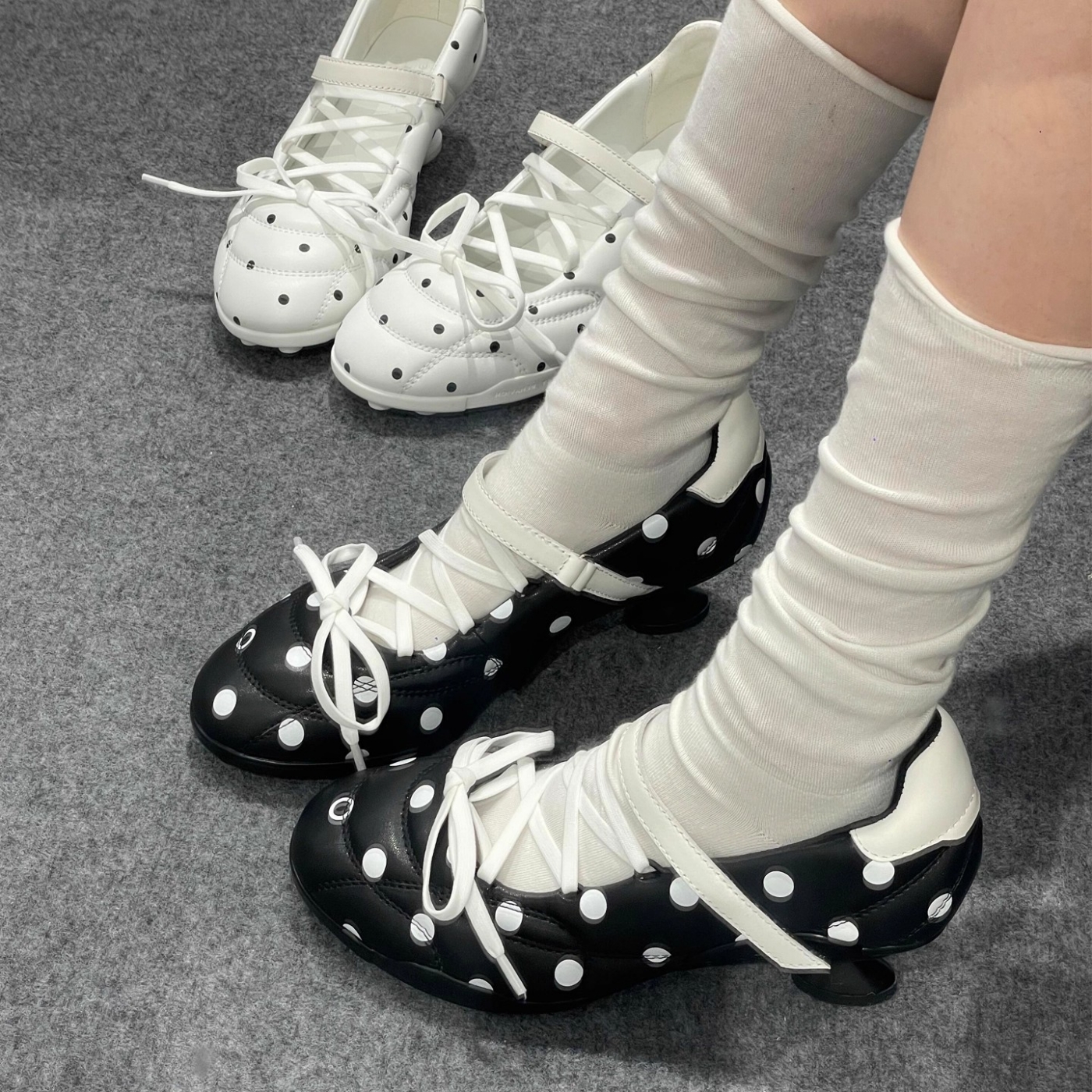 机能风波点玛丽珍鞋女2026年新款