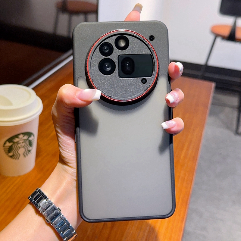 适用于NothingPhone3APro徕手机壳卡系列保护套Nothing Phone 3A Pro保护套简约奢华红圈镜头