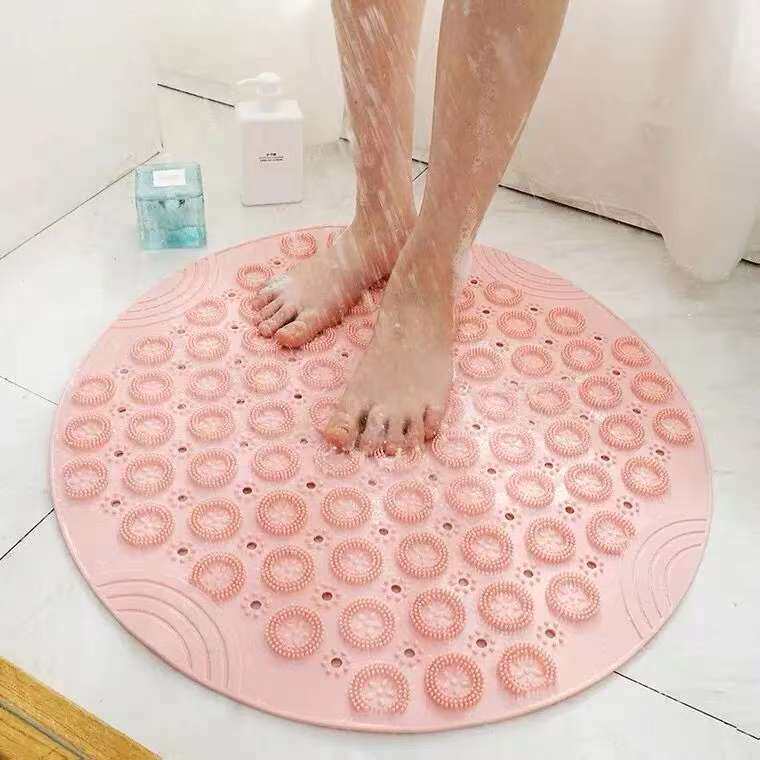 圆形卫生间浴室防滑垫子厕所洗澡垫子淋浴洗手间吸盘防摔家用地垫