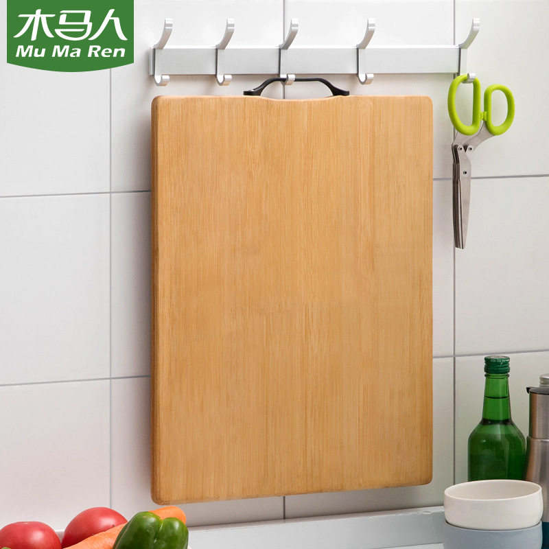 菜板家用抗菌防霉双面切菜板实木砧板厚案板粘板厨房占板和面板子