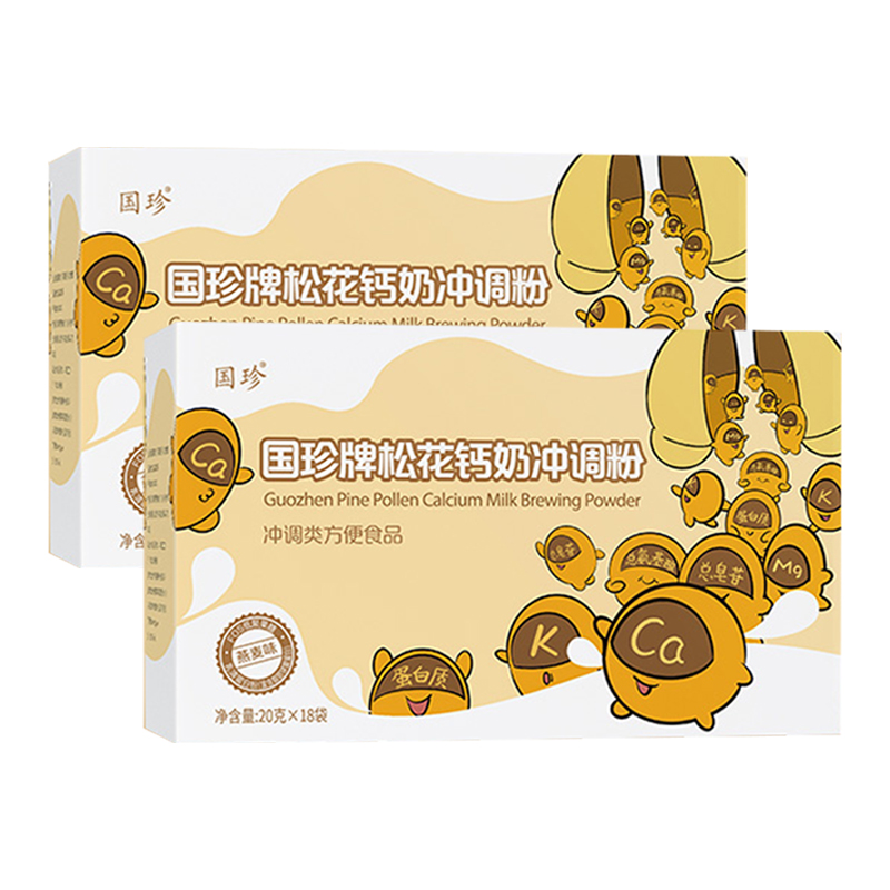 国珍松花钙奶冲调粉低聚果糖燕麦
