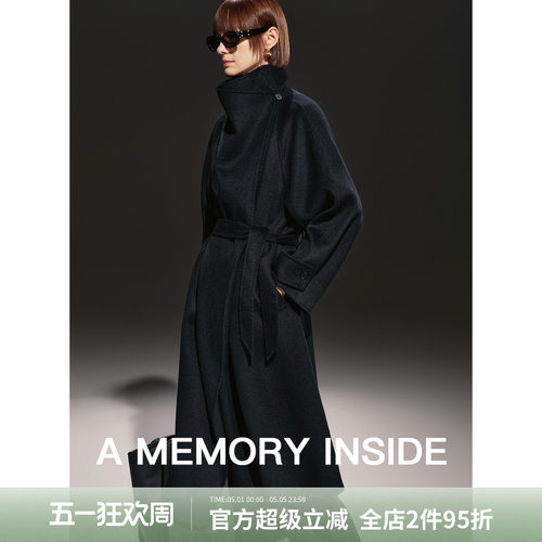 澳大利亚进口羊毛毛呢外套女