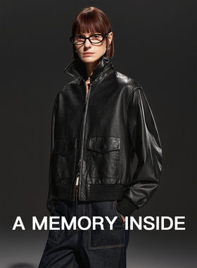 A Memory Inside100%英国进口绵羊皮 全植鞣工艺 高级感皮衣女