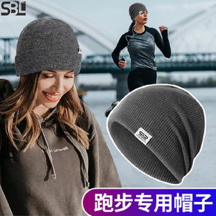 秋冬季跑步帽子女款户外运动专业晨跑徒步晨练冬天马拉松保暖帽男