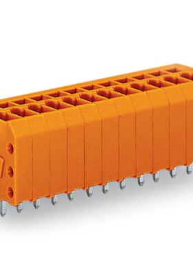WAGO万可PCB接线端子1.5 mm²3极橙色739-333