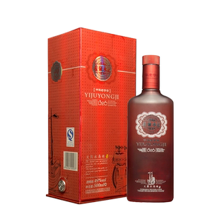 义聚永记高粱酒红韵49度清香型高度纯粮食天津特产礼盒整箱装白酒