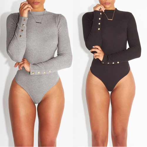 women's elastic skinny bottoming jumpsuit 休闲弹力打底连体裤