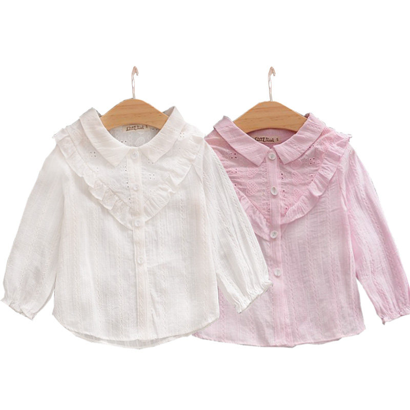 Chemise fille à manche longue - Ref 2086316 Image 1