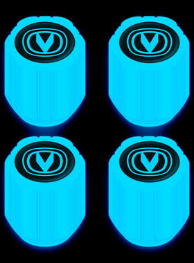 适用长安cs75plus unit univ逸动cs35 cs55夜光汽车轮胎气门嘴帽